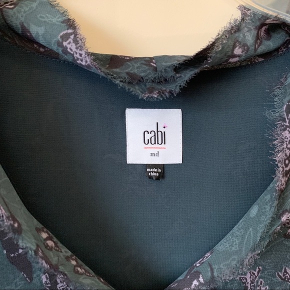 CAbi Evermore Floral Blouse #3065 size M - Picture 3 of 6